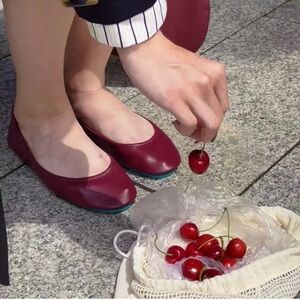 Tieks Burgundy Ballet Flats